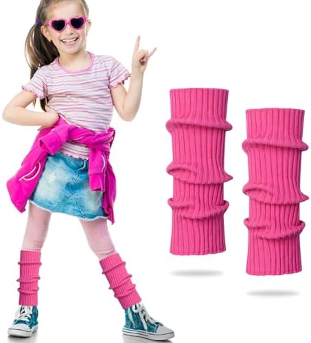 Bounce Back Knockout neon leg warmers for kids