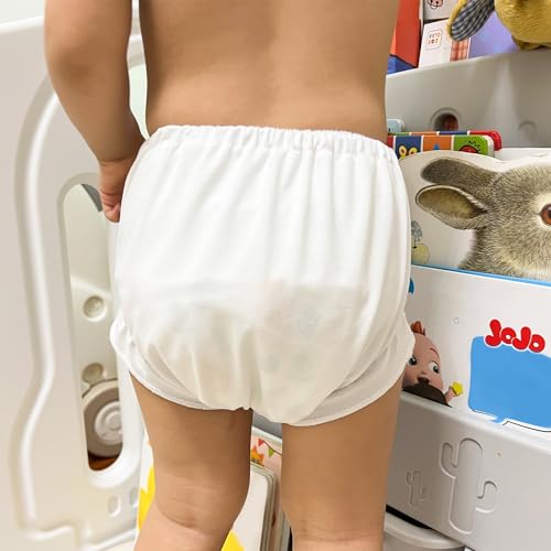 Joyo Roy 4pc Set White Bloomer Pants for Baby