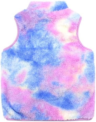 JESKIDS Lightweight Sherpa Fleece Vest for Kids 2-11 Years