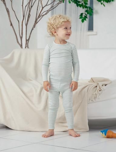 AVAUMA Stripe Pajama Set for Kids