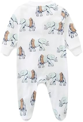 Adorable Cotton Footy Rompers for Baby Easy zuwarchen and Stay Cozy