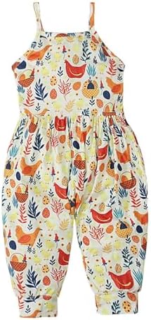 Ultimate Toddler Girls Romper with Backless Harem Halter Design