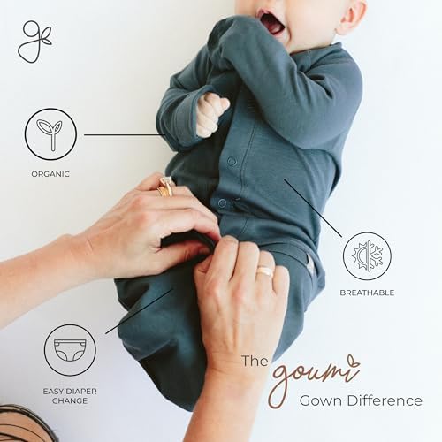 Goumikids Convertible Bamboo Nightgown for Babies