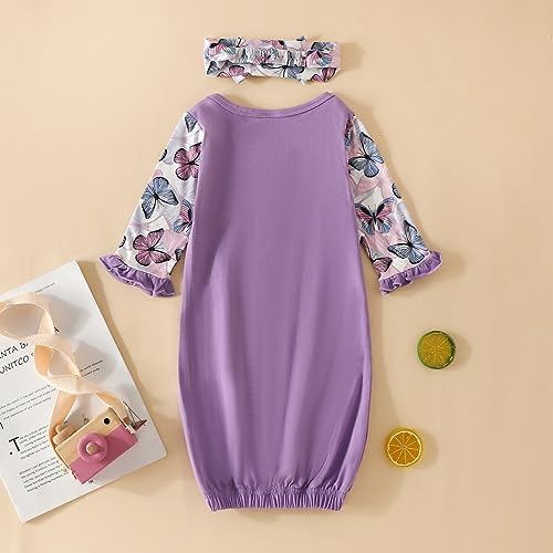 Perfect Newborn Baby Girl Little Sister Sleepwear Gown
