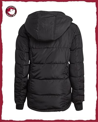 Girls Quilted Winter Coat Parka - Heavyweight Puffer Windbreaker for Girls