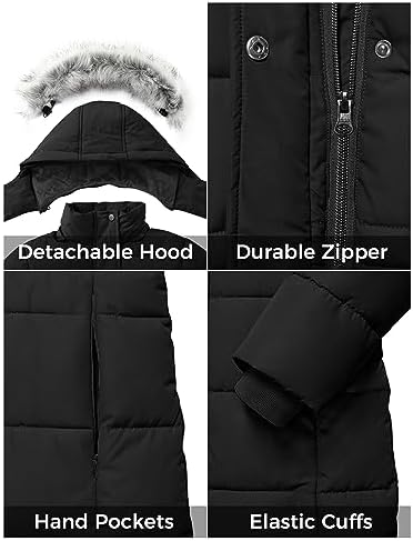 ZSHOW Girls Winter Coat Puff Parka