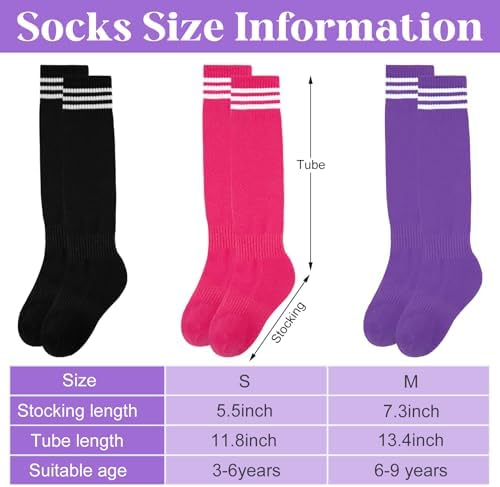 YSense Kids Soccer Socks Long Cotton Youth
