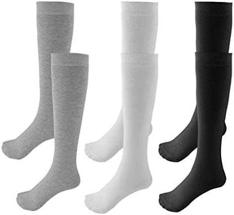 High-Quality School Uniform Cotton Knee-High Socks
