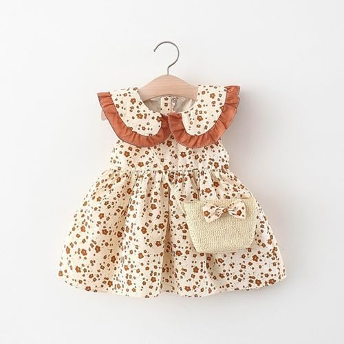 Floral Summer Toddler Dress for Baby Girls