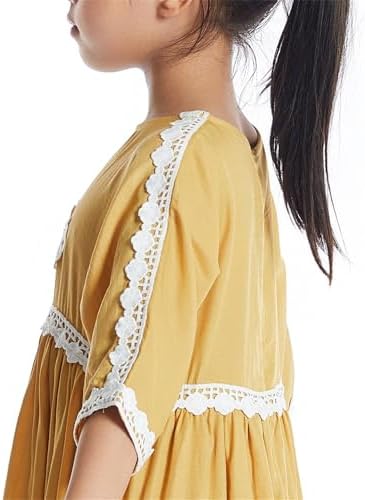 Beessbest Kids Girls Short Sleeve Abaya Over HYBRID TENSIO