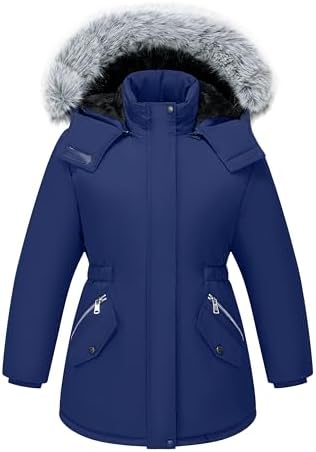 WULFUL Girls Winter Parka Super Warm and Waterproof