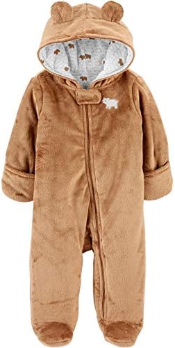 Cozy Ivory Bear Pram Winter Jacket for Kids