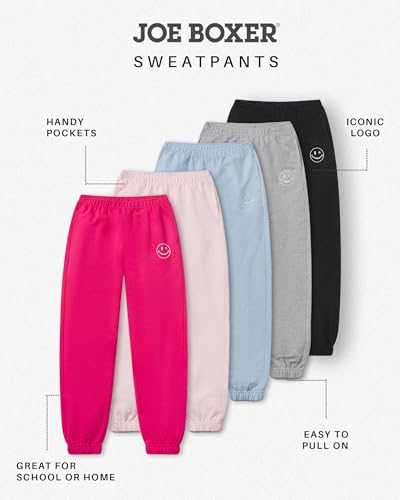 Joe Boxer Girls Joggers - Soft Breathable and Cozy