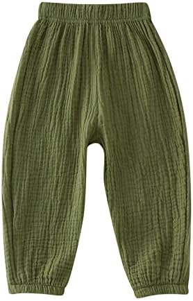 Premium Cotton Linen Bloomers for Boys Girls 6-18 Months