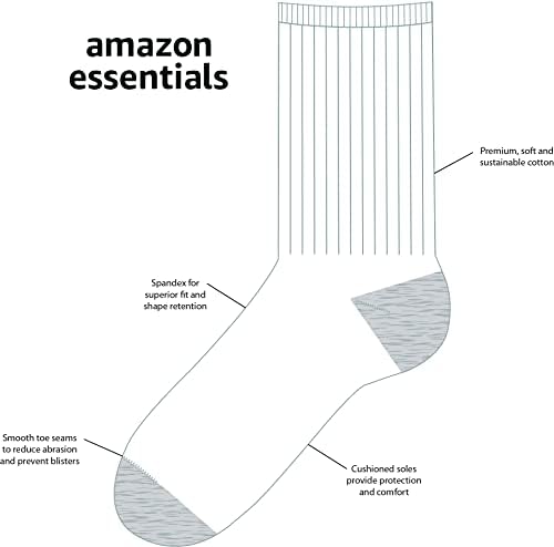 Amazon Essentials Kids Calf Socks 10 Pairs