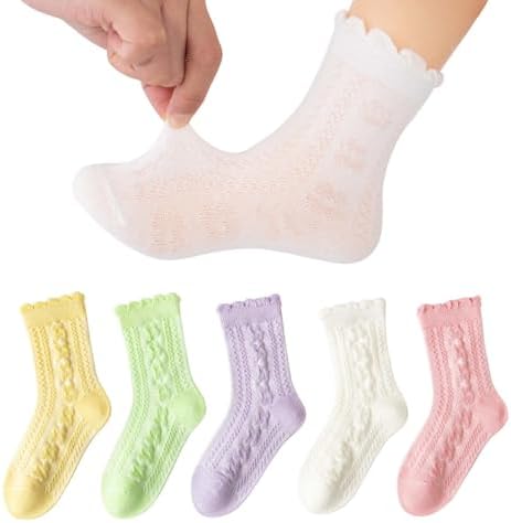 Meeshine Toddler Girls Ruffle Ankle Socks london