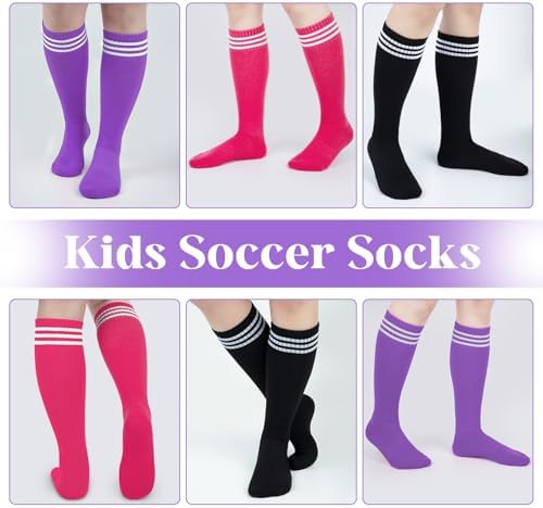 YSense Kids Soccer Socks Long Cotton Youth