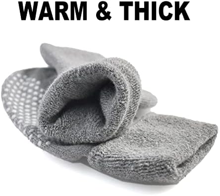 EPEIUS Non-Slip Crew Socks for Toddler