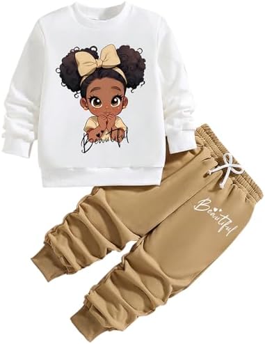 Nivne TCO Toddler Girls Humourous Graphic Print Fian Set