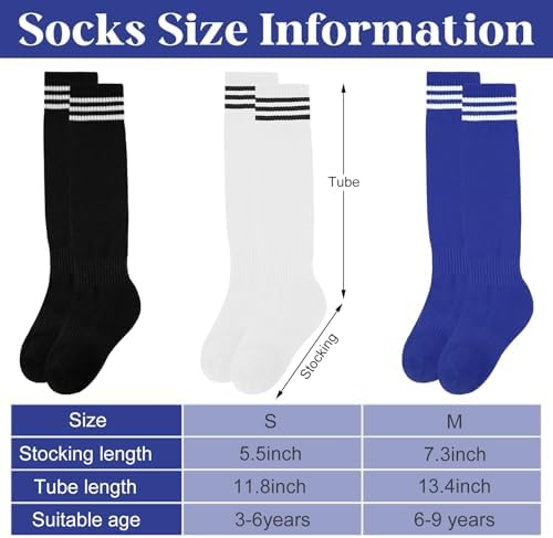 YSense Kids Soccer Socks for Boys Girls