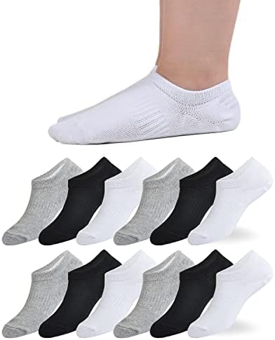 EPEIUS Kids No Show Socks 612 Pack