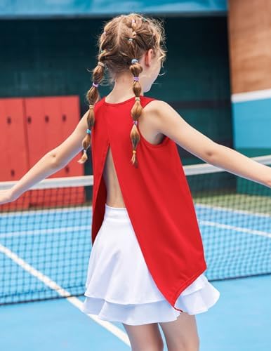 Zacl Kid Girls Athletic Tank Top Cool Soft Sporty 5-14 Years