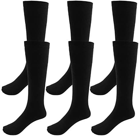 Stylish 3-Pair School Socks for Girls and Boys