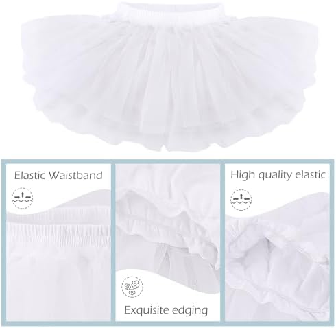 Billion Xin Toddler Tulle Tutu Skirt for Girls 6-24 Months