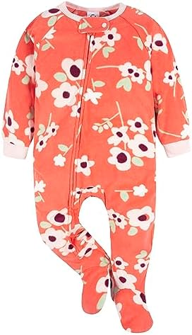 Gerber Toddler Pajamas for Girls Flame-Resistant Fleece Makes Bedtime Easy
