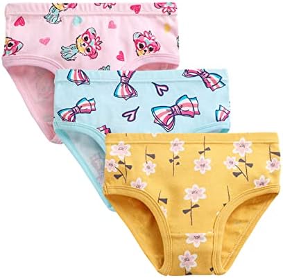 Cute Soft Cotton Underwear for Kids Perfect Gift for Toddler Girls