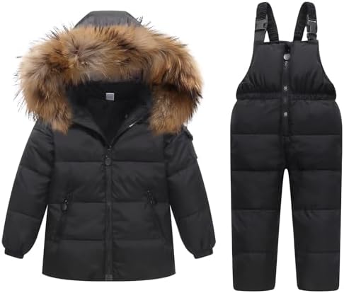 JiAmy Kids 2-Piece Snowsuit Set