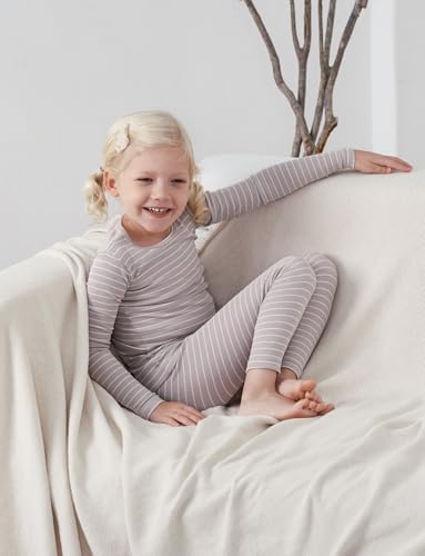 AVAUMA Stripe Pajama Set for Kids
