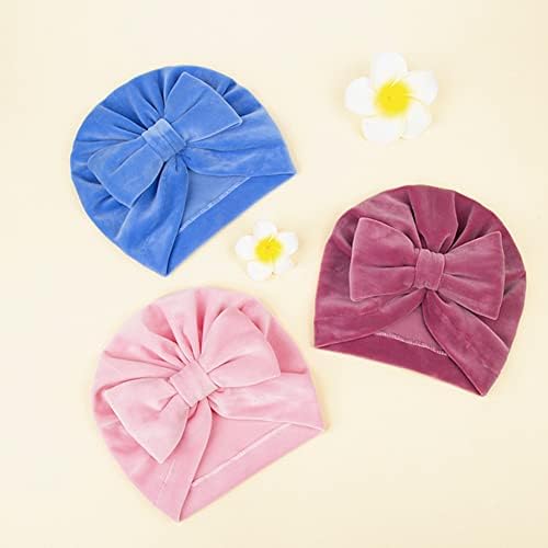 EUBUY Baby Turban Hat Soft Stylish Headwear for Girls 0-48 Months
