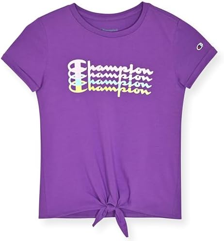 Champion Girls Short Sleeve Tee Shirt for Kids