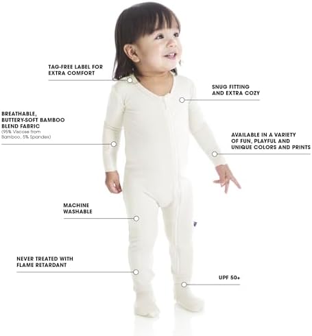 KicKee Print Jammies for Babies and Kids with Zipper