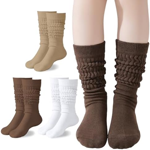 Mini Angel Slouch Socks for Girls Soft Warm Stylish 23 Pairs