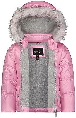 Jessica Simpson Girls Insulated Snowsuit Set for Cozy Winter Adventures