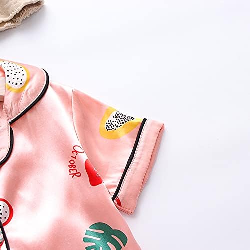 Strawberry Pajama Set for Toddler Girls and Boys