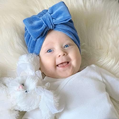 EUBUY Baby Turban Hat Soft Stylish Headwear for Girls 0-48 Months