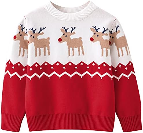 FEOYA Kids Christmas Sweater