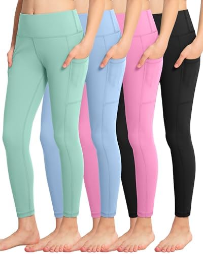 High Waisted Yoga Leggings for Girls