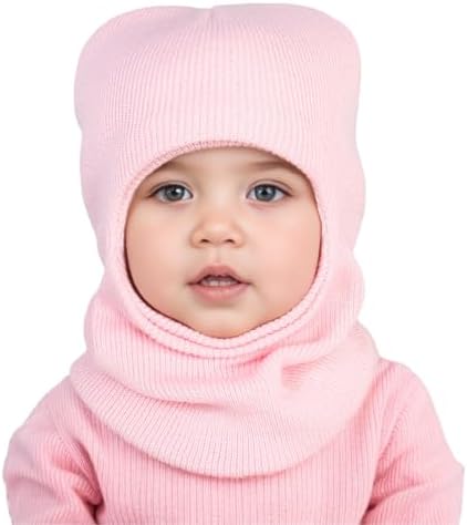Winter Warm Knitted Hat Set for Babies Kids