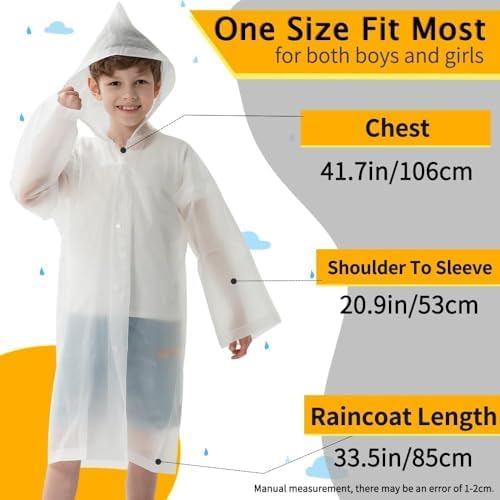 Opret 2-Pack Rain jackets for Kids