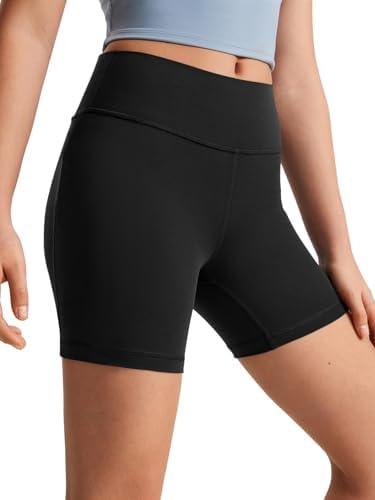 Haloumoning Girls High Waisted Workout Shorts