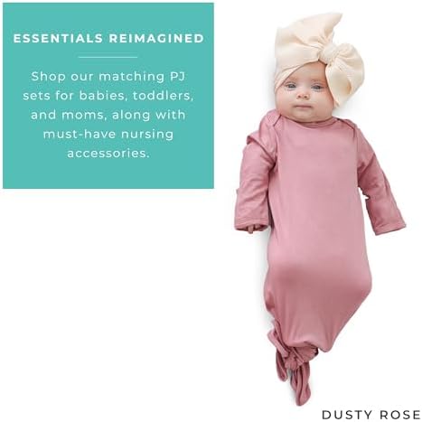 Posh Peanut Knotted Newborn Gown - Perfect for Diaper Changes Style