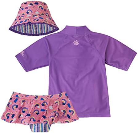 UV SKINZ Upf 50 - 3-Piece Womens Swimwear Set Enjoying Blue Water Safety