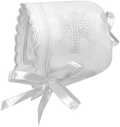 Stephan Baby Girls Christening Bonnet
