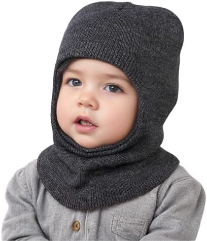 Toddler Winter Hat Scarf Set with Pom-Pom