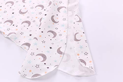 Miracle Baby Newborn Knotted Nightgown Set with Matching Hat 3Pack 95 Cotton