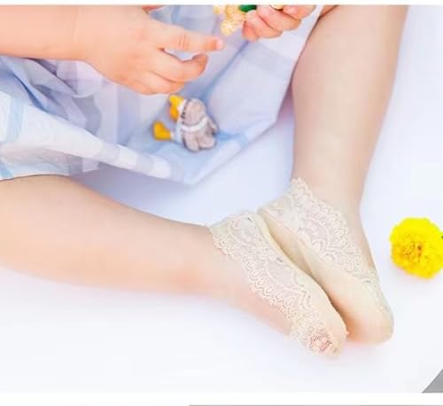 5 Pairs Super Soft Lace No-Show Socks
